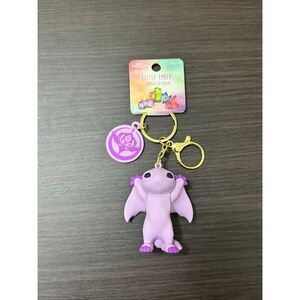 Little Embers Dragon Figural Keychain - Purple